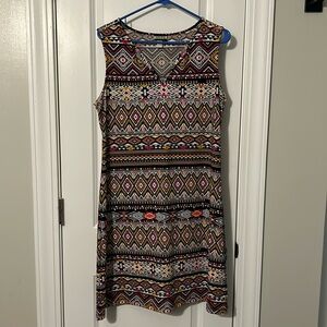 V Neck Dress 👗 Size Large